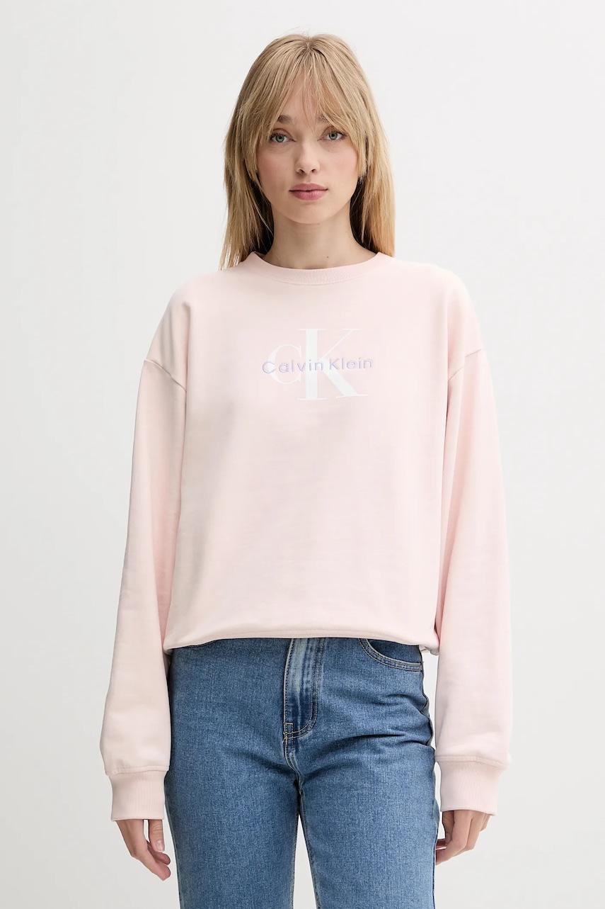 Calvin Klein Jeans hanorac de femei cu bumbac