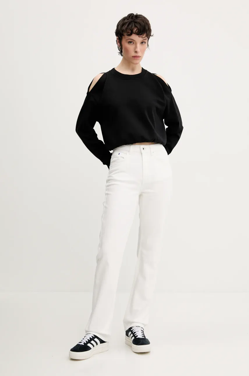 Кофта Karl Lagerfeld Jeans женская цвет чёрный однотонная A2W20062 Кофта Karl Lagerfeld Jeans женская цвет чёрный однотонная A2W20062