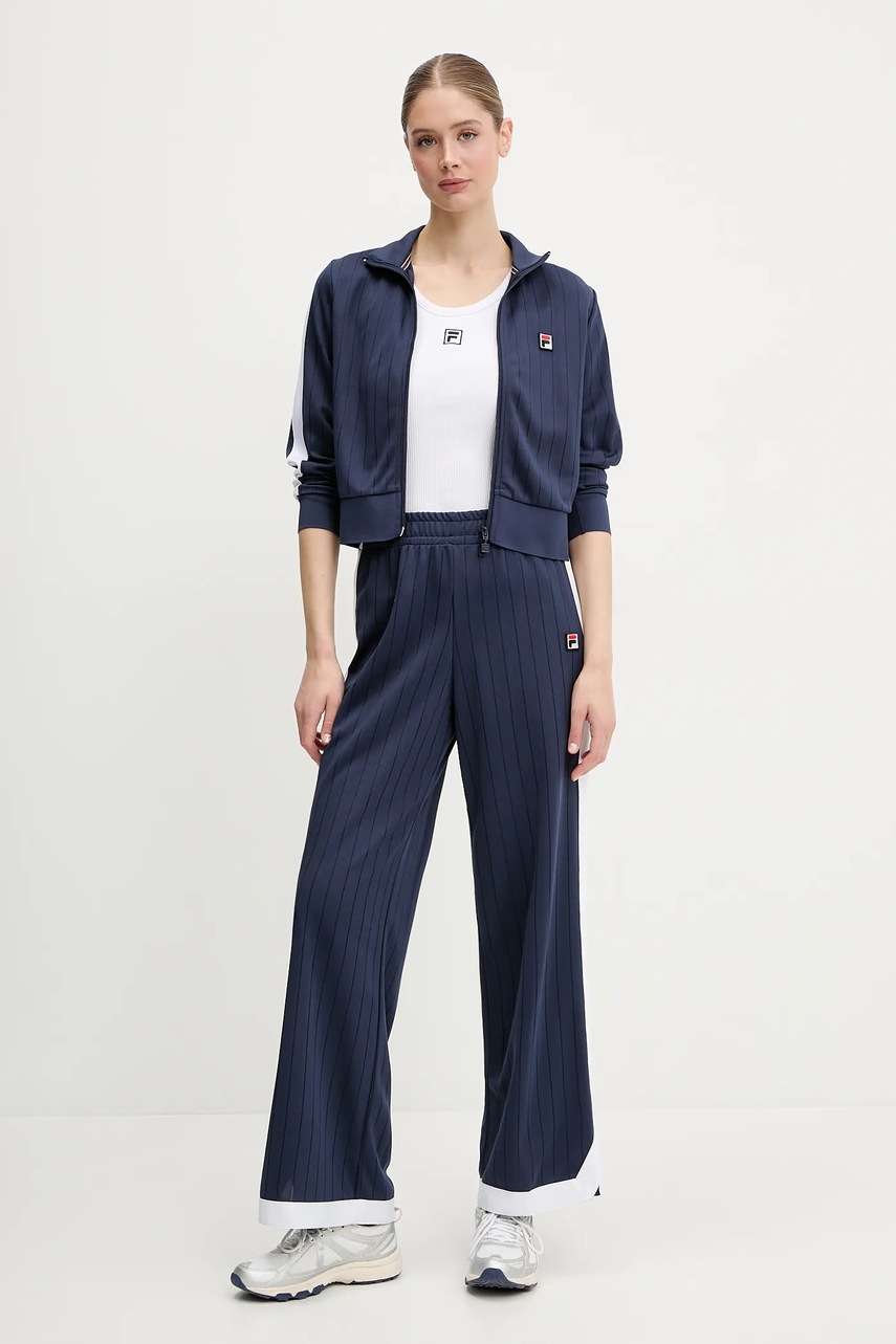 Кофта Fila Lorce цвет синий однотонная FAW1011