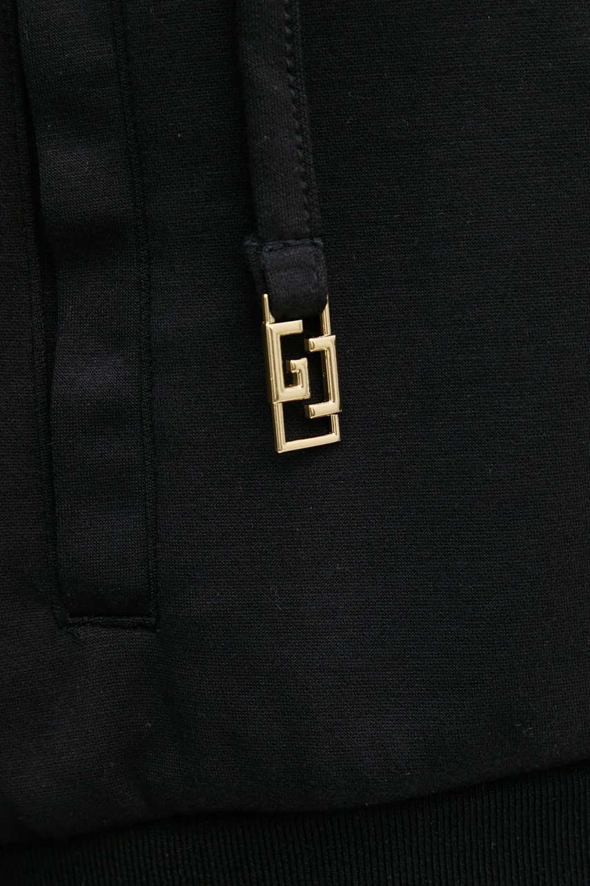 Μπλούζα Gaudi χρώμα: μαύρο, με κουκούλα, 511BD64003 φωτογραφία