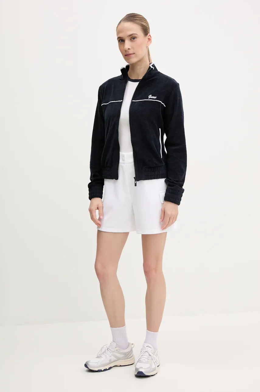 Кофта Guess ASTER женская цвет синий однотонная V5GQ02 KCQV1 Кофта Guess ASTER женская цвет синий однотонная V5GQ02 KCQV1