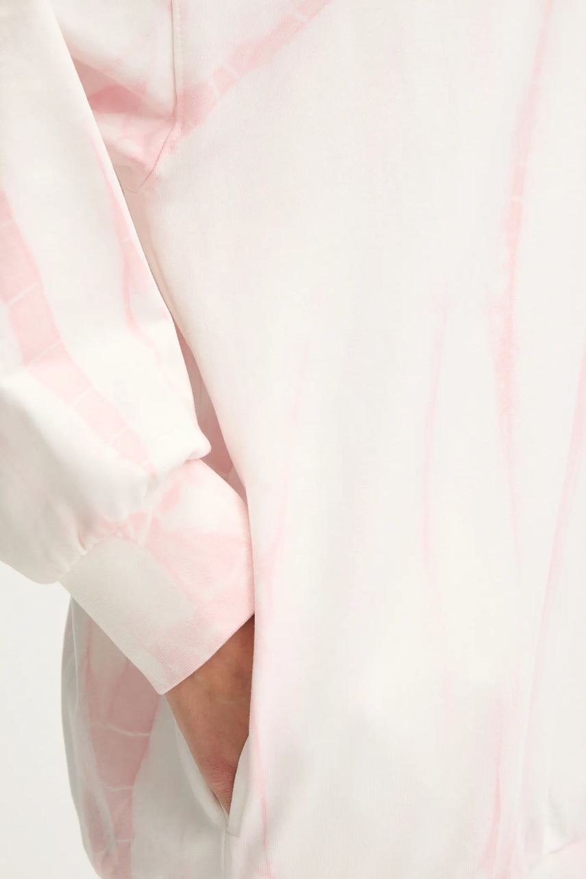 Μπλούζα Guess χρώμα: ροζ, με κουκούλα, V5GQ16 KCRQ0 φωτογραφία