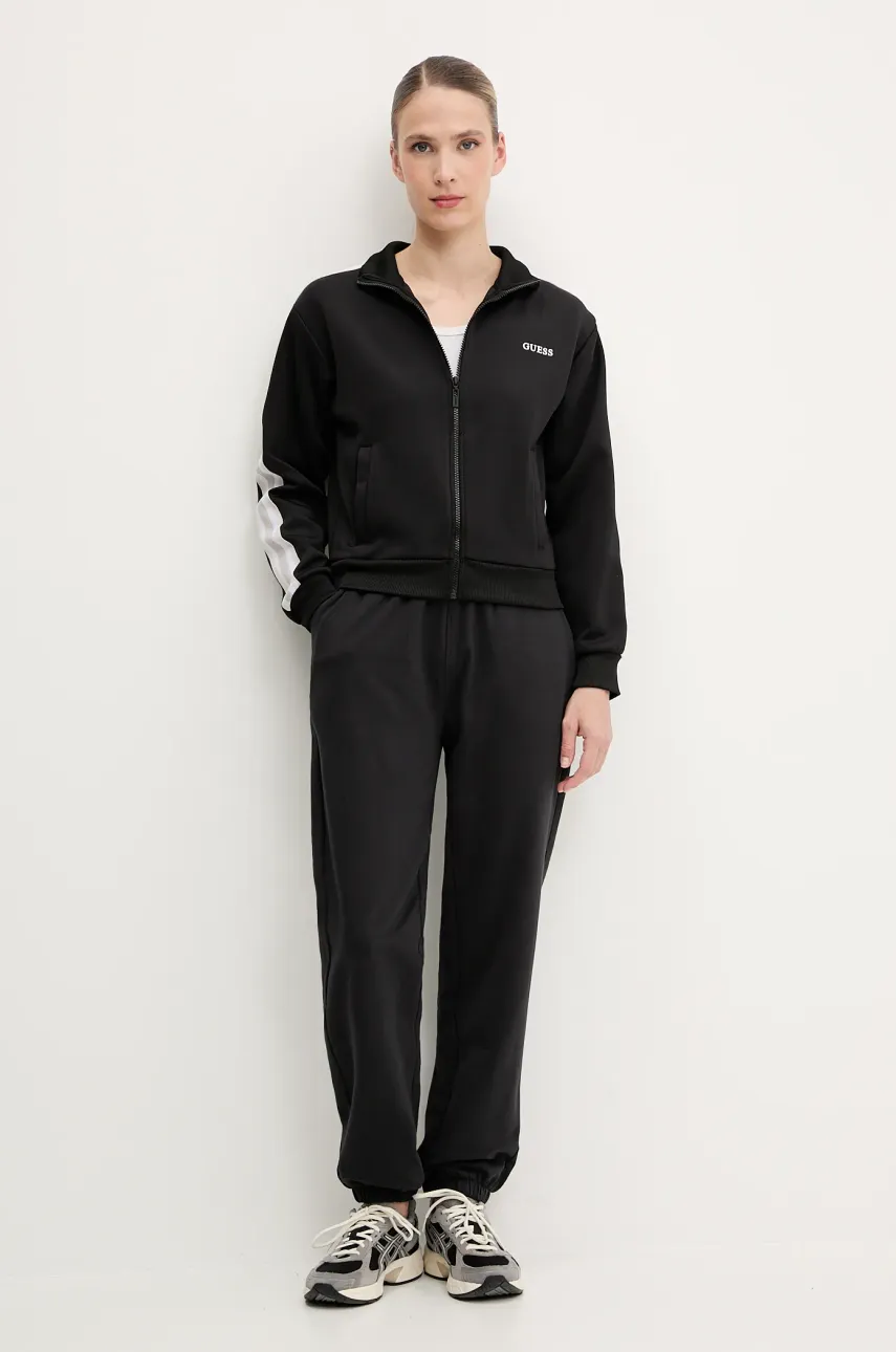 Кофта Guess YARROW женская цвет чёрный с аппликацией V5GQ18 KCRU2 Кофта Guess YARROW женская цвет чёрный с аппликацией V5GQ18 KCRU2
