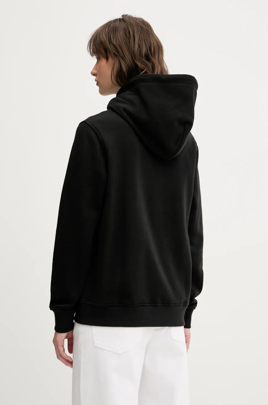 Кофта Tommy Jeans цвет чёрный с капюшоном с аппликацией DW0DW20304 Кофта Tommy Jeans цвет чёрный с капюшоном с аппликацией DW0DW20304