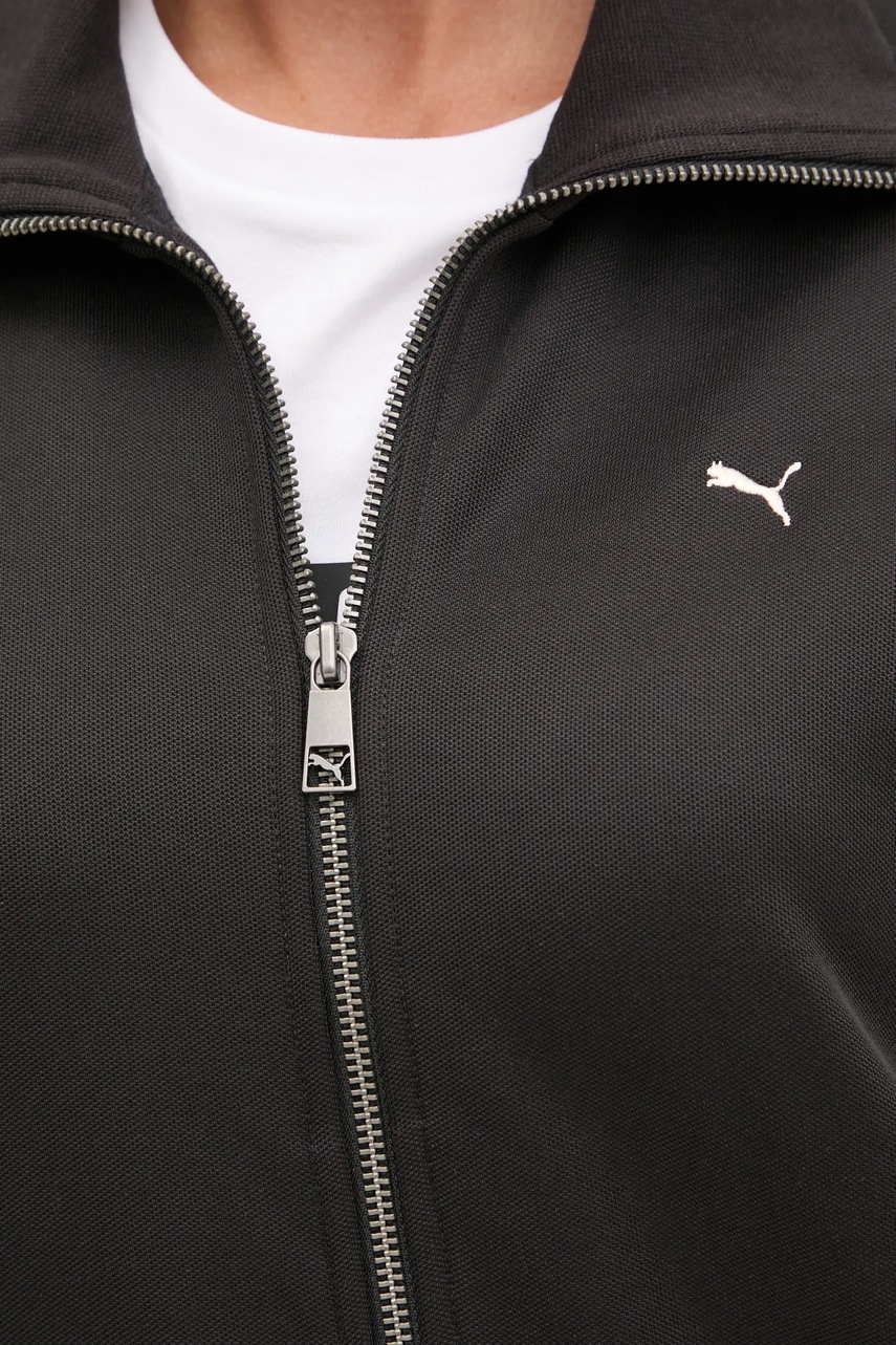 Μπλούζα Puma χρώμα: μαύρο, 629937 φωτογραφία