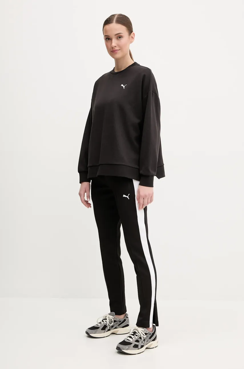 Кофта Puma женская цвет чёрный однотонная 630045 Кофта Puma женская цвет чёрный однотонная 630045