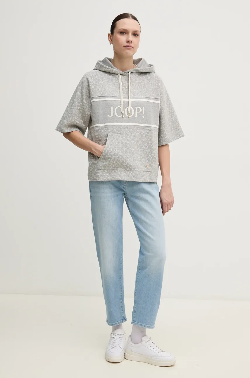 Кофта Joop! женская цвет серый с капюшоном узор 30046217 Кофта Joop! женская цвет серый с капюшоном узор 30046217