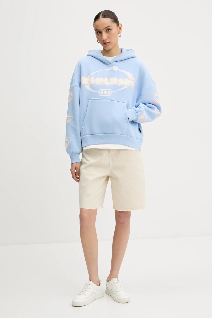 Кофта Karl Kani с капюшоном с принтом 61210082 Кофта Karl Kani с капюшоном с принтом 61210082