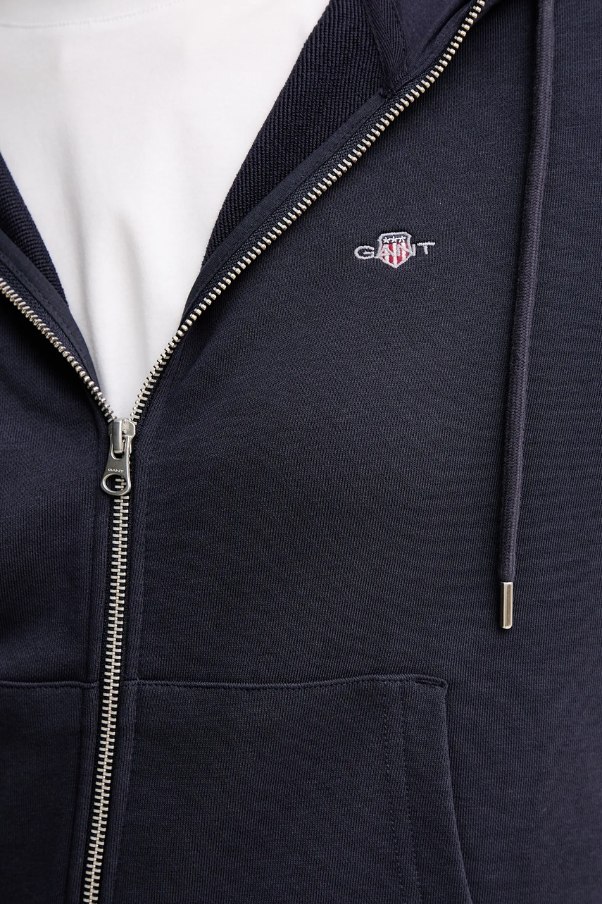Μπλούζα Gant χρώμα: ναυτικό μπλε, με κουκούλα, 4201412 φωτογραφία