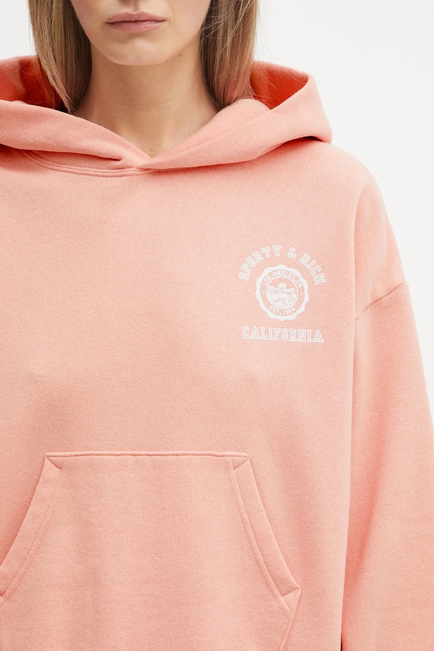 Sporty & Rich bluza California Emblem Soft Cropped (zdjęcie 4)