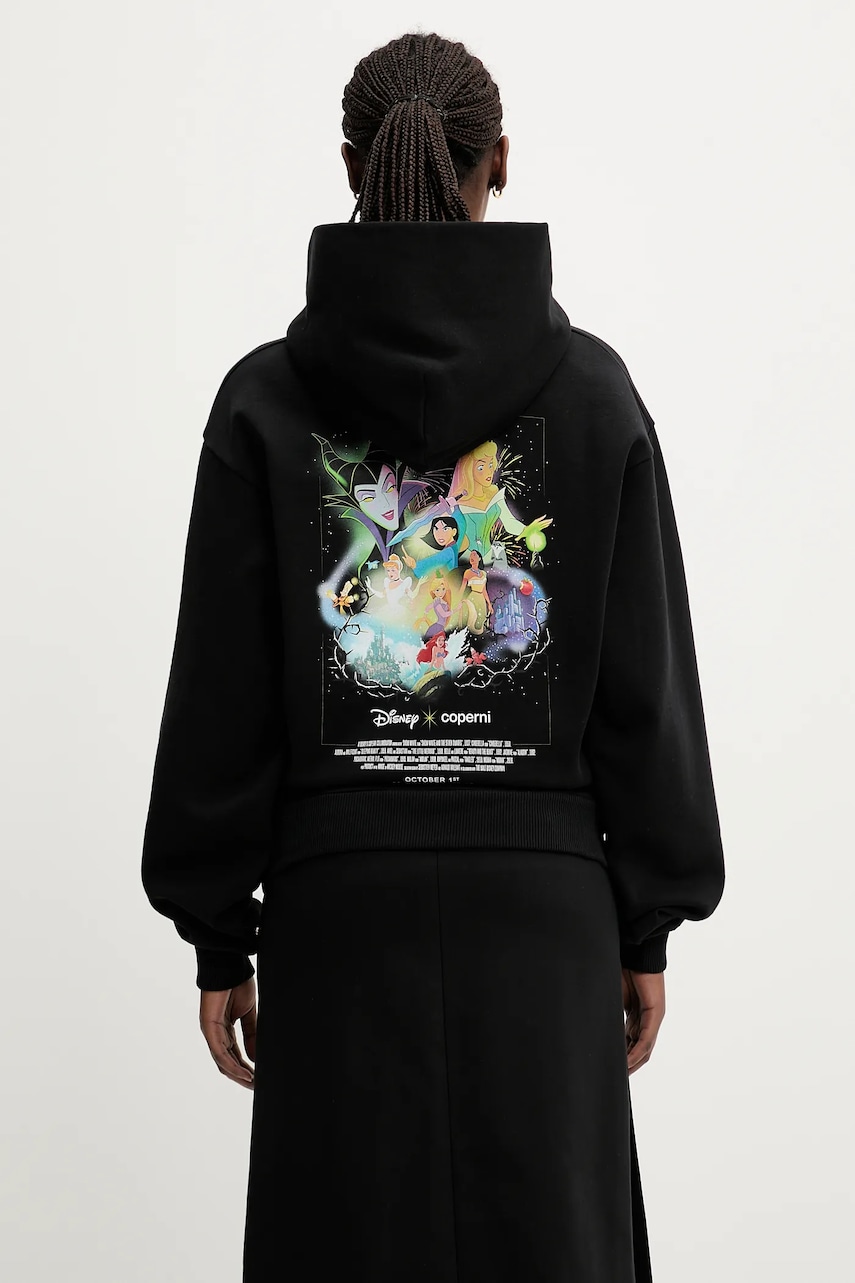 Coperni x Disney Collector bluză culoarea negru, cu glugă, modelator, DJS15F5018C