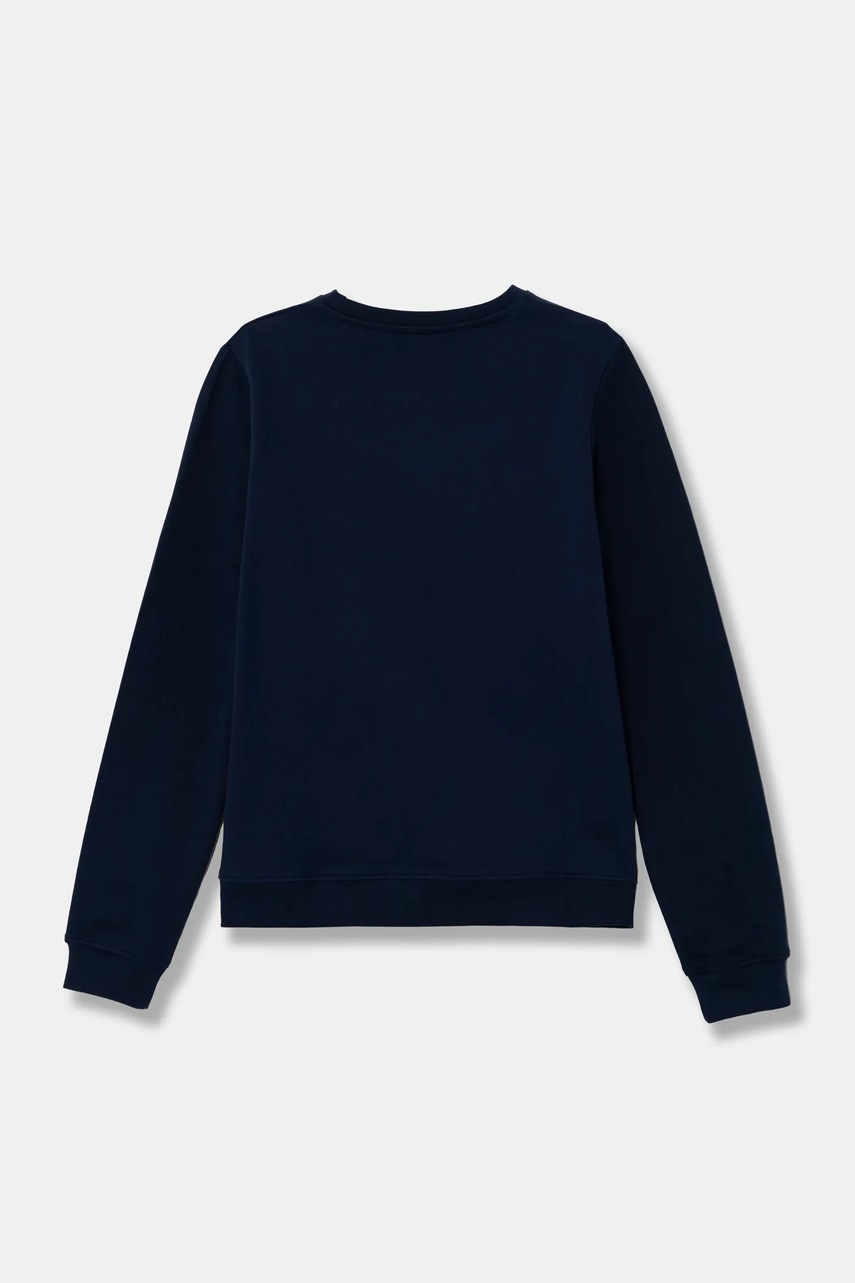 Детская хлопковая кофта Guess цвет синий с аппликацией J5RQ05 KAD74