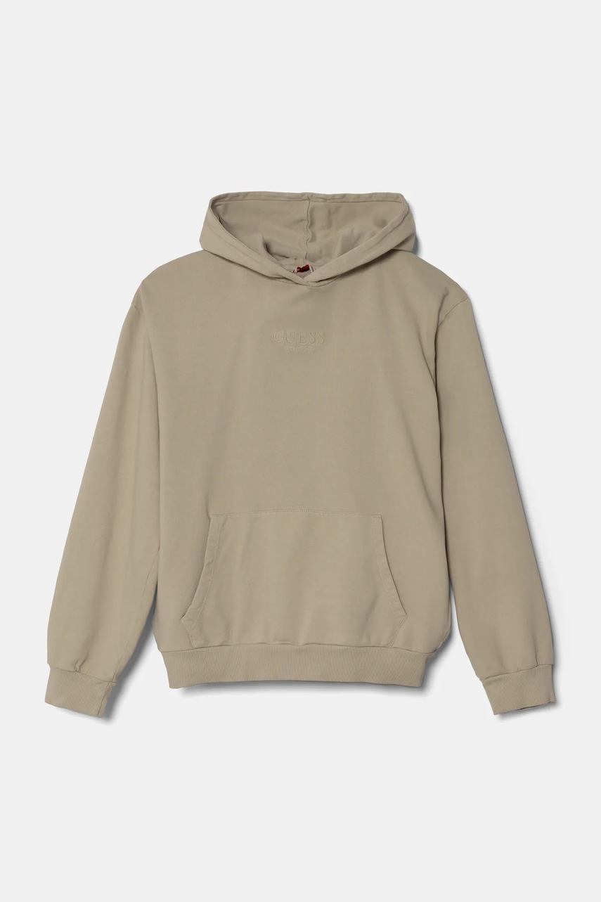 

Детски памучен суичър Guess, Зелен