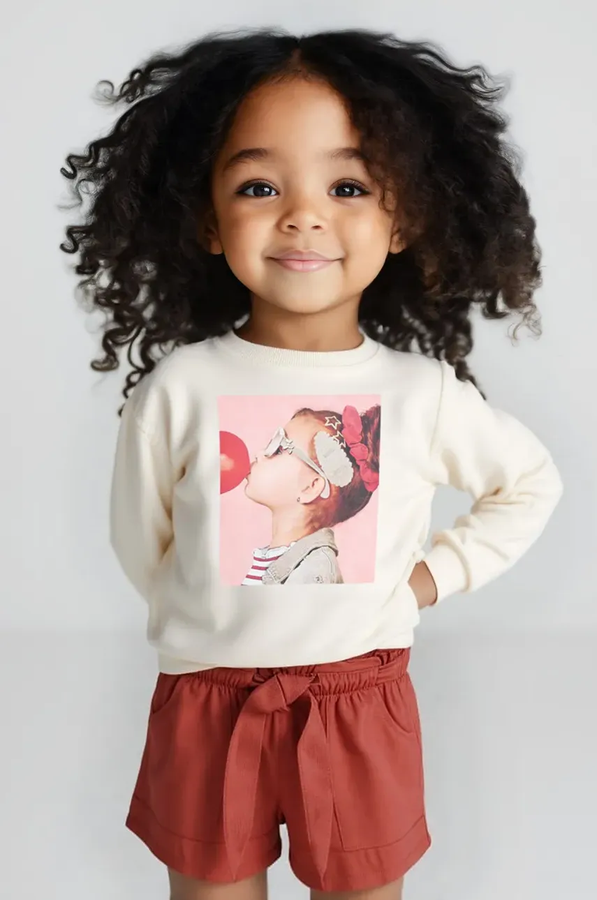 Mayoral bluza copii culoarea roz, cu imprimeu, 3401