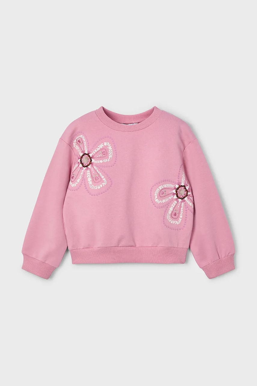 Mayoral bluza copii culoarea roz, cu imprimeu, 3402
