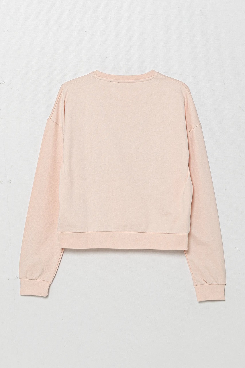 Детская хлопковая кофта Guess цвет бежевый с аппликацией J5GQ00 KA6R4