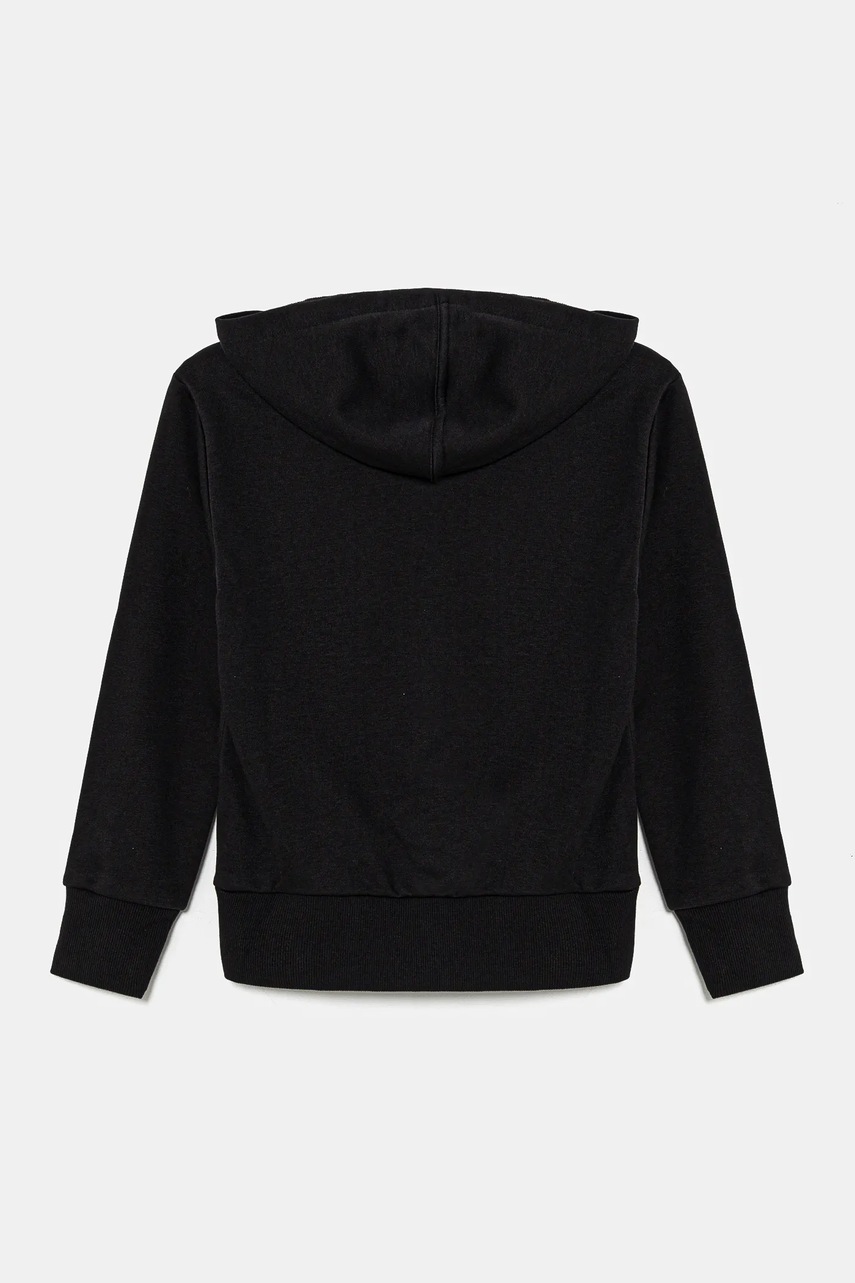 Детская кофта adidas цвет чёрный с капюшоном с принтом JC7505 Детская кофта adidas цвет чёрный с капюшоном с принтом JC7505