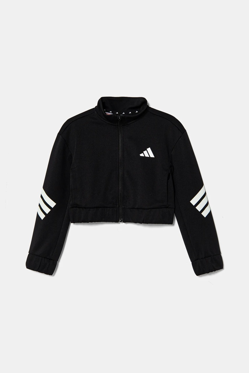 adidas bluza copii culoarea negru, cu imprimeu, JJ4973
