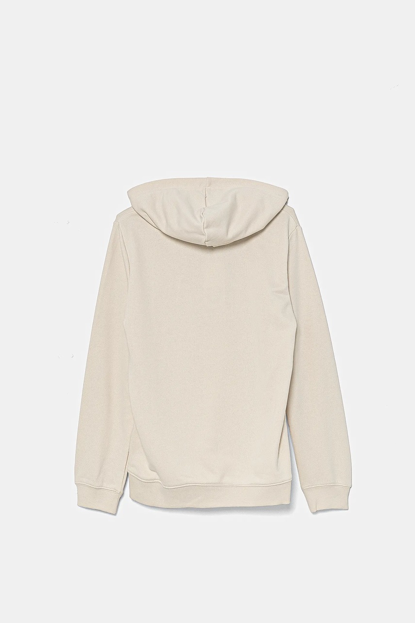 Детская кофта Puma ESS SCRIPT Hoodie TR цвет бежевый с капюшоном с аппликацией 685806