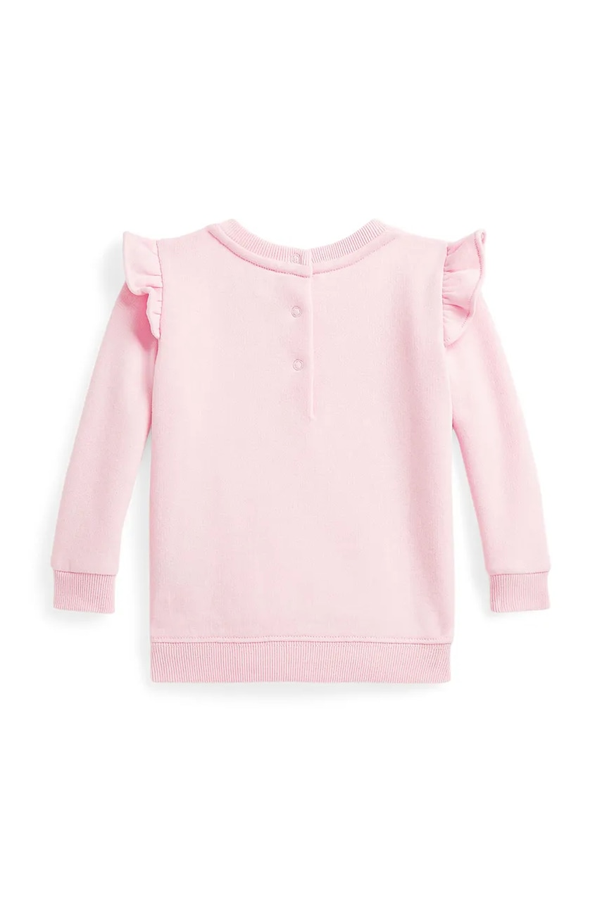 Кофта для младенцев Polo Ralph Lauren цвет розовый с принтом 310974164001 Кофта для младенцев Polo Ralph Lauren цвет розовый с принтом 310974164001