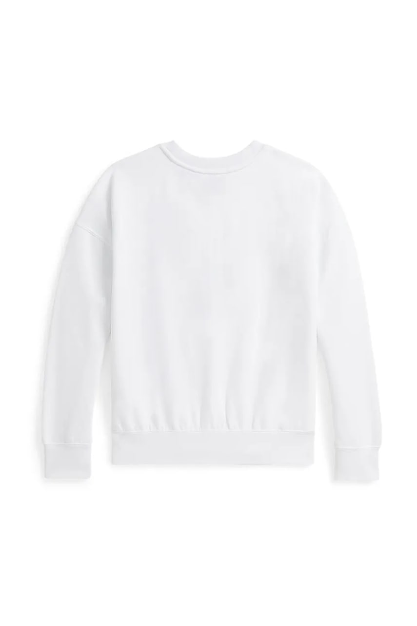 Детская кофта Polo Ralph Lauren Wimbledon Collection цвет белый с принтом 313970400001 Детская кофта Polo Ralph Lauren Wimbledon Collection цвет белый с принтом 313970400001