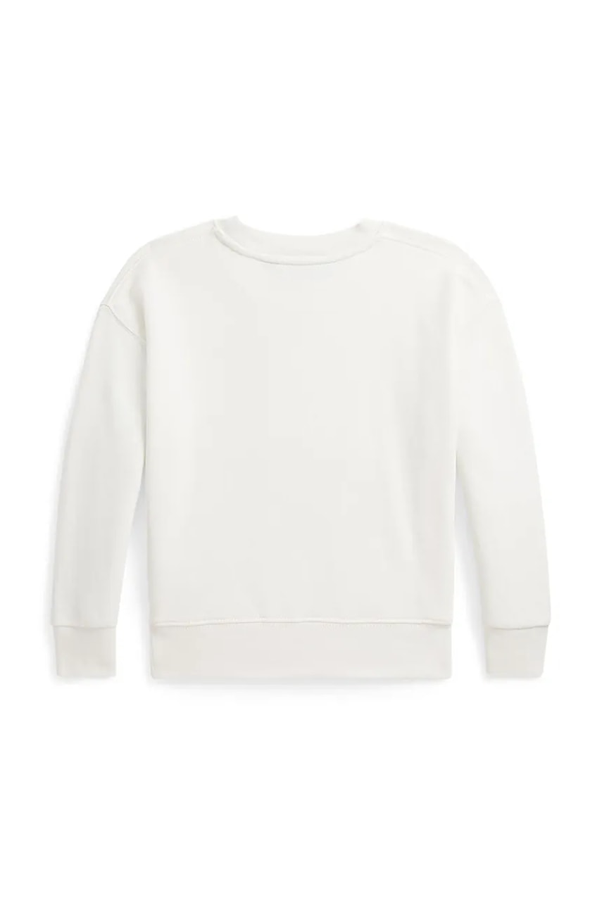 Детская кофта Polo Ralph Lauren цвет белый с принтом 312965156001 Детская кофта Polo Ralph Lauren цвет белый с принтом 312965156001