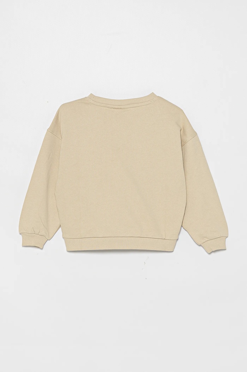 Кофта Calvin Klein Jeans цвет бежевый с аппликацией IG0IG02849