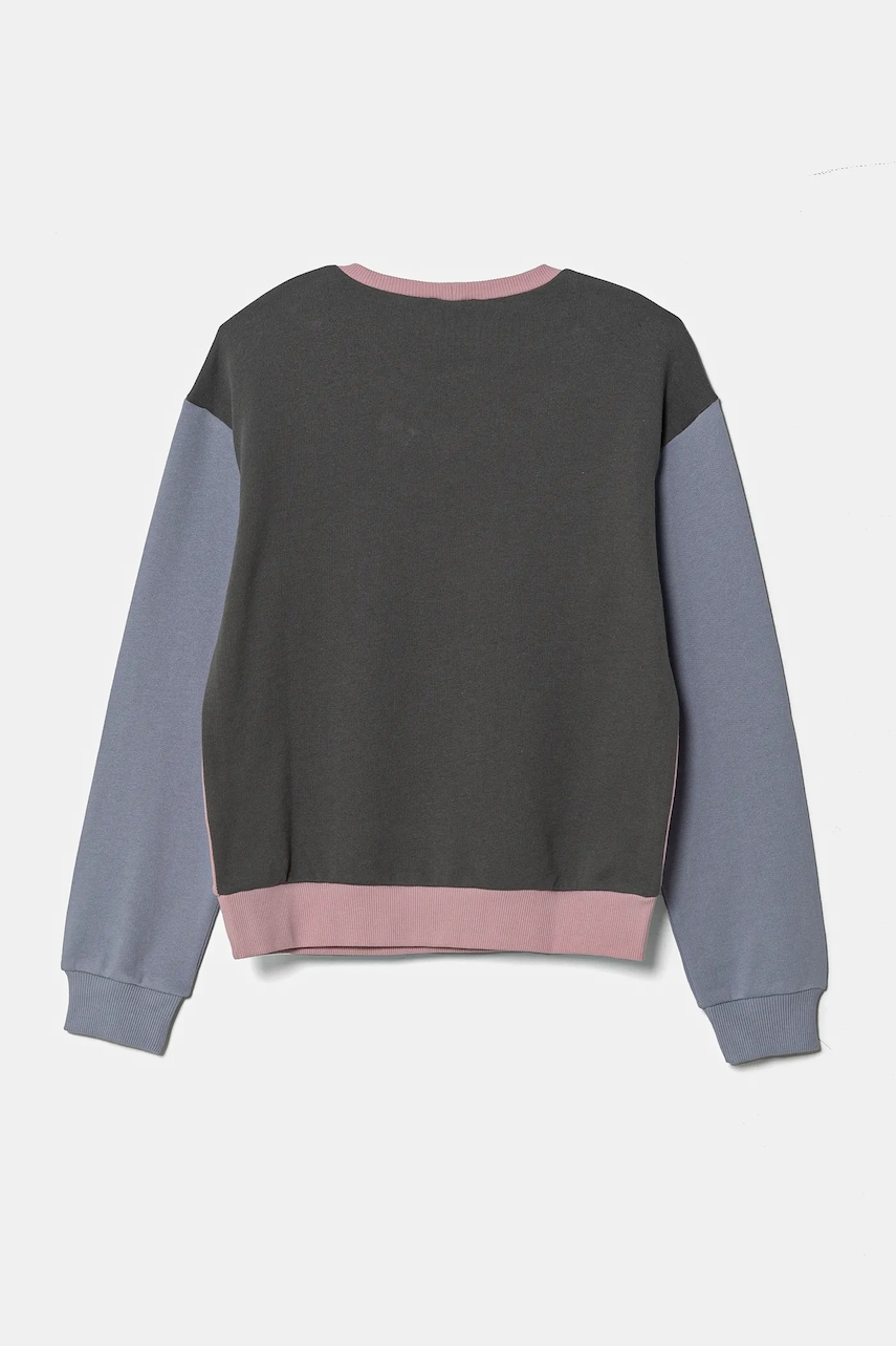 Детская хлопковая кофта United Colors of Benetton цвет розовый с принтом 3J68C10MX Детская хлопковая кофта United Colors of Benetton цвет розовый с принтом 3J68C10MX