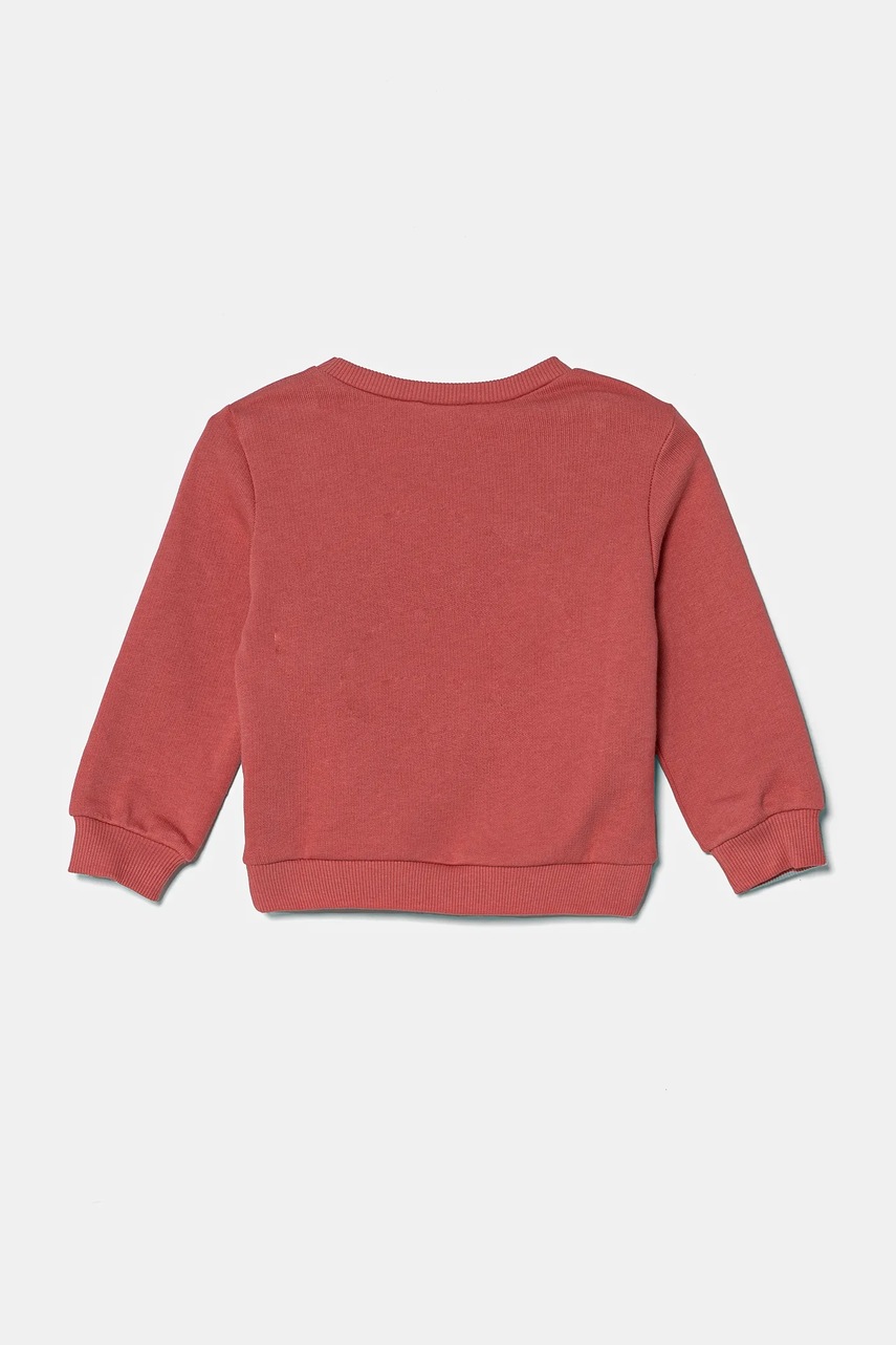 Детская хлопковая кофта United Colors of Benetton цвет розовый с принтом 3J70G10HX Детская хлопковая кофта United Colors of Benetton цвет розовый с принтом 3J70G10HX