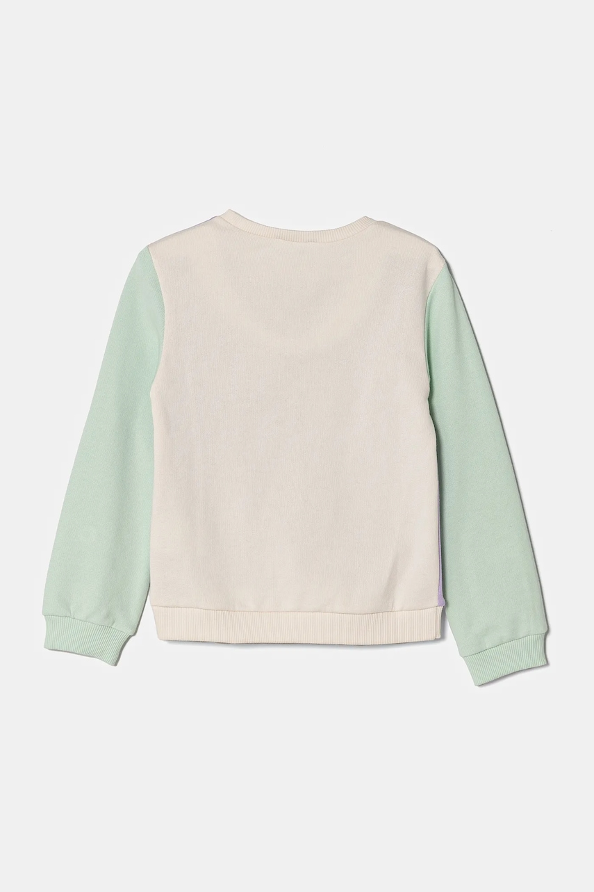 Детская хлопковая кофта United Colors of Benetton цвет фиолетовый с принтом 3J70G10HX Детская хлопковая кофта United Colors of Benetton цвет фиолетовый с принтом 3J70G10HX