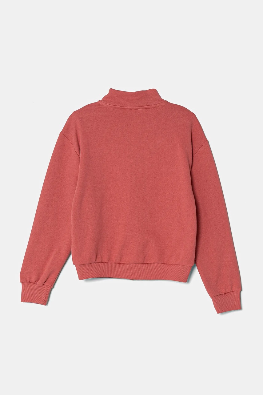 Детская хлопковая кофта United Colors of Benetton цвет розовый с принтом 3J68C504N Детская хлопковая кофта United Colors of Benetton цвет розовый с принтом 3J68C504N