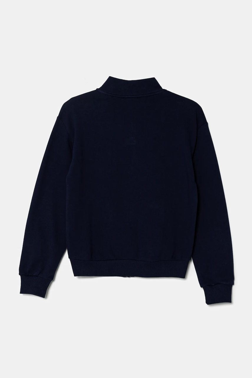 Детская хлопковая кофта United Colors of Benetton цвет синий с принтом 3J68C504N Детская хлопковая кофта United Colors of Benetton цвет синий с принтом 3J68C504N