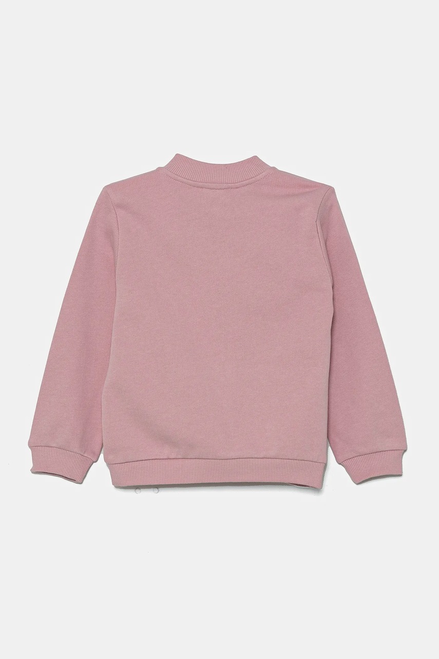 Детская хлопковая кофта United Colors of Benetton цвет розовый узор 3J70G503N в Полтаве Детская хлопковая кофта United Colors of Benetton цвет розовый узор 3J70G503N в Полтаве