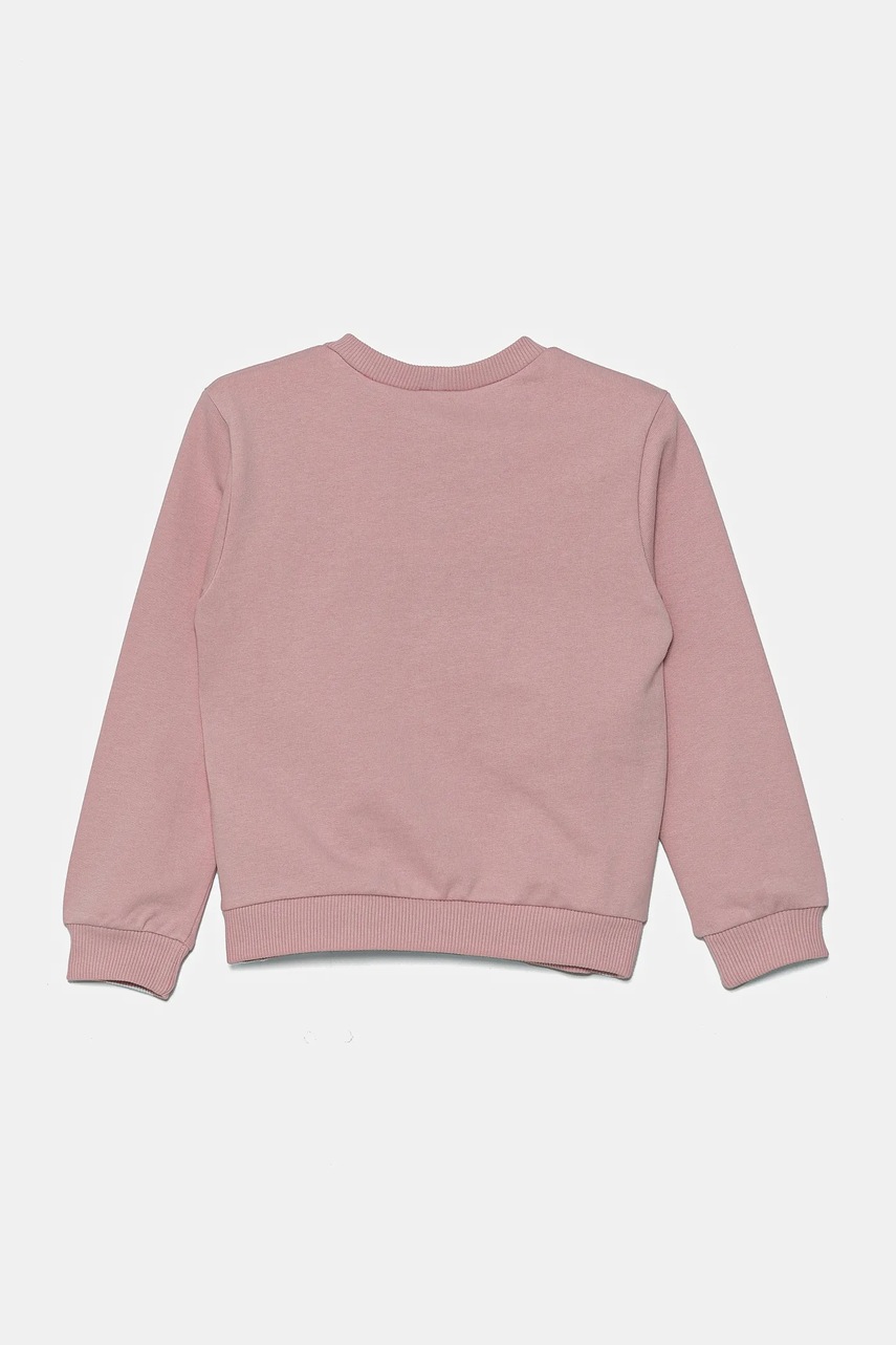Детская хлопковая кофта United Colors of Benetton x Disney цвет розовый с принтом 3PQMG10HP Детская хлопковая кофта United Colors of Benetton x Disney цвет розовый с принтом 3PQMG10HP
