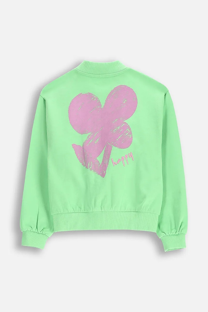 Кофта Coccodrillo цвет зелёный  MAXITROPIC GIRL KIDS
