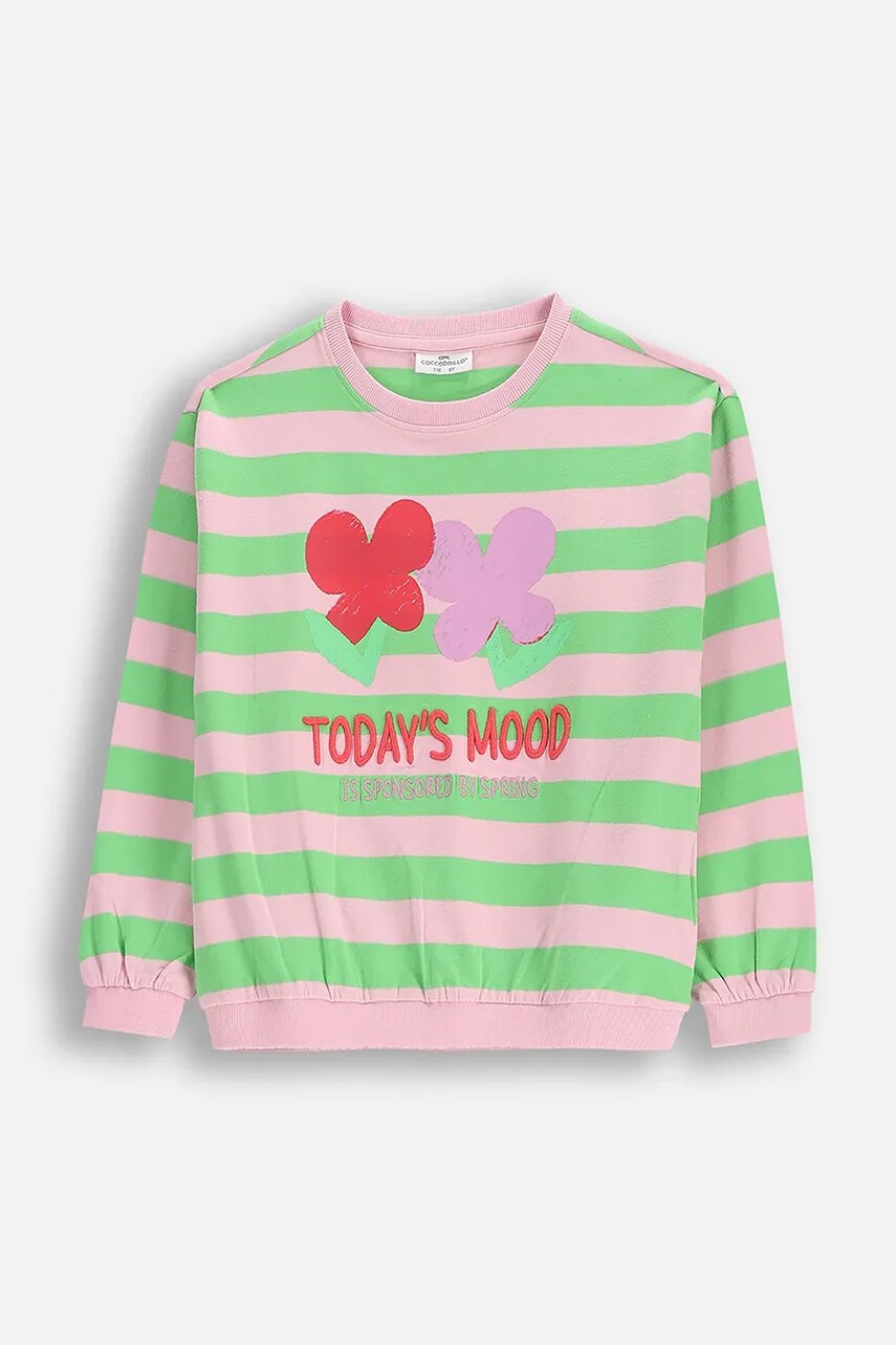 Coccodrillo bluza culoarea roz, MAXITROPIC GIRL KIDS