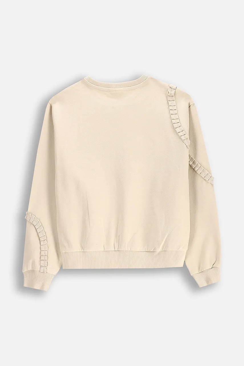 Детская кофта Coccodrillo цвет бежевый  NOSTALGIC MEADOW GIRL JUNIOR