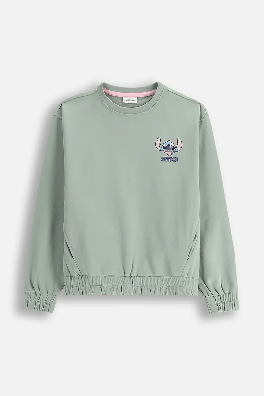 Coccodrillo bluză culoarea gri, LICENCE GIRL