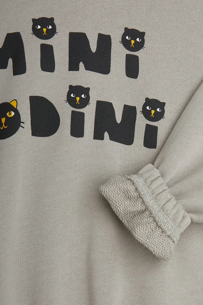 Παιδική βαμβακερή μπλούζα Mini Rodini Mini Rodini Cats φωτογραφία