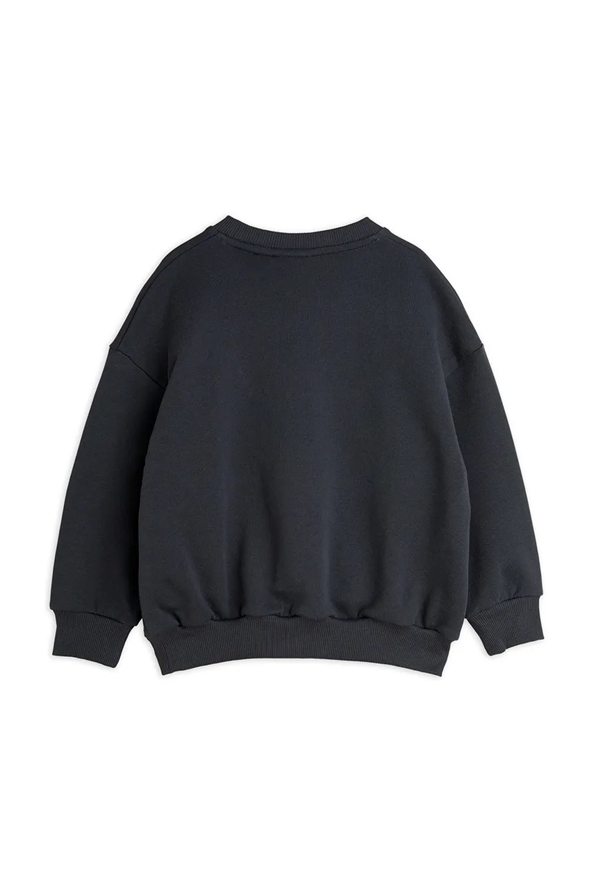 Детская хлопковая кофта Mini Rodini Cool cats цвет чёрный с принтом 2512011999 в Житомире Детская хлопковая кофта Mini Rodini Cool cats цвет чёрный с принтом 2512011999 в Житомире