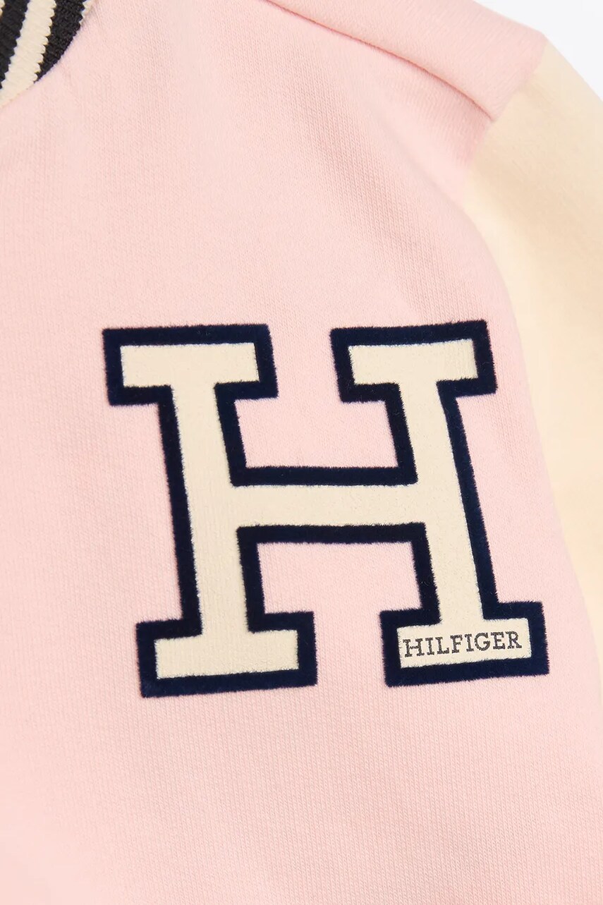 Tommy Hilfiger baba felső rózsaszín, nyomott mintás, KN0KN01960 termék 2. képe