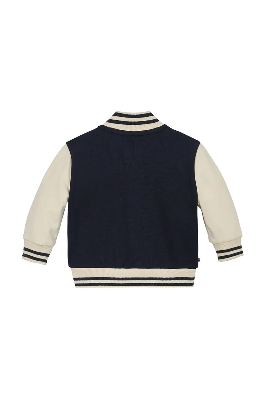 Кофта для младенцев Tommy Hilfiger цвет синий с аппликацией KN0KN01960