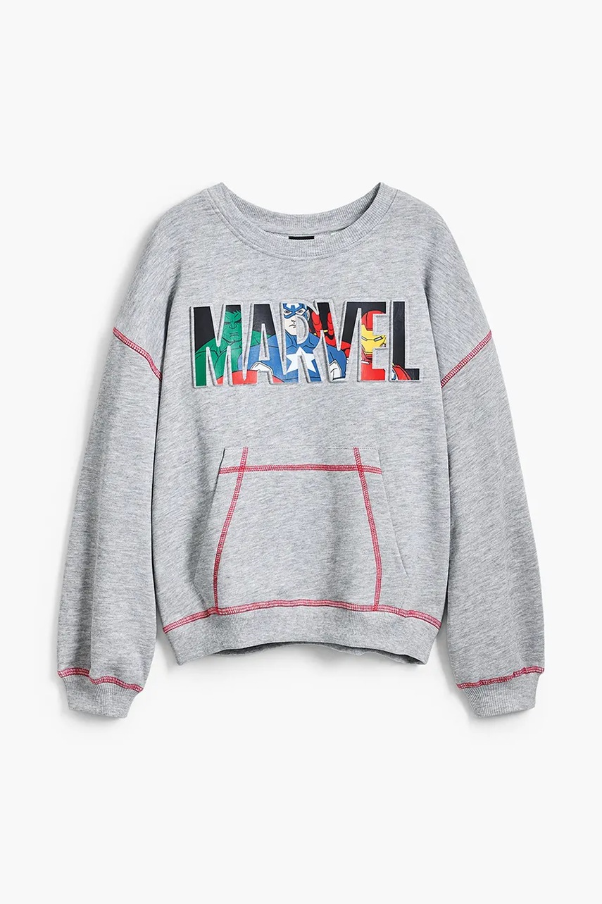 Детская кофта Desigual цвет серый с принтом 25SBSK02 в Киеве Детская кофта Desigual цвет серый с принтом 25SBSK02 в Киеве