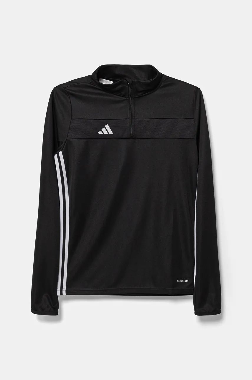 adidas Performance bluză copii culoarea negru, cu imprimeu, JD0565