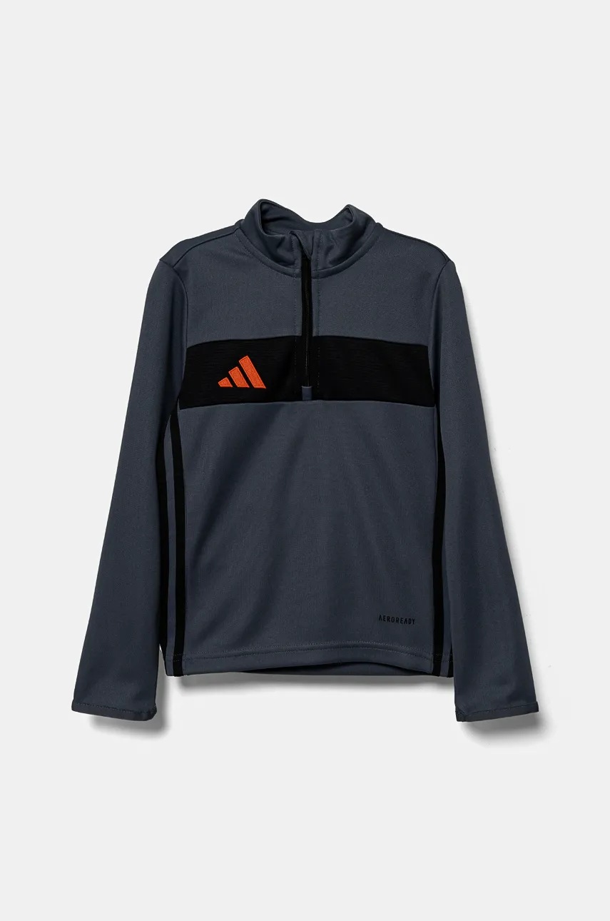 Детская кофта adidas Performance цвет серый с аппликацией JD0567