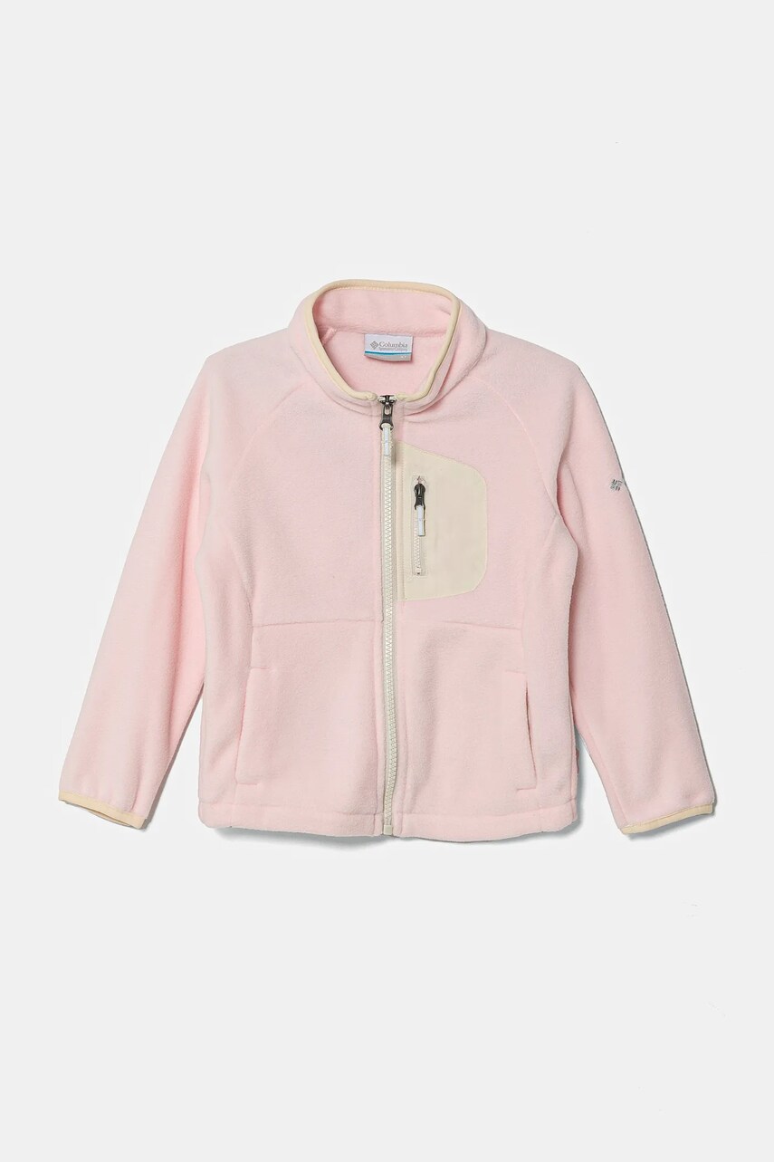 Columbia hanorac polar pentru bebeluși Fast Trek culoarea roz, uni, 2087793