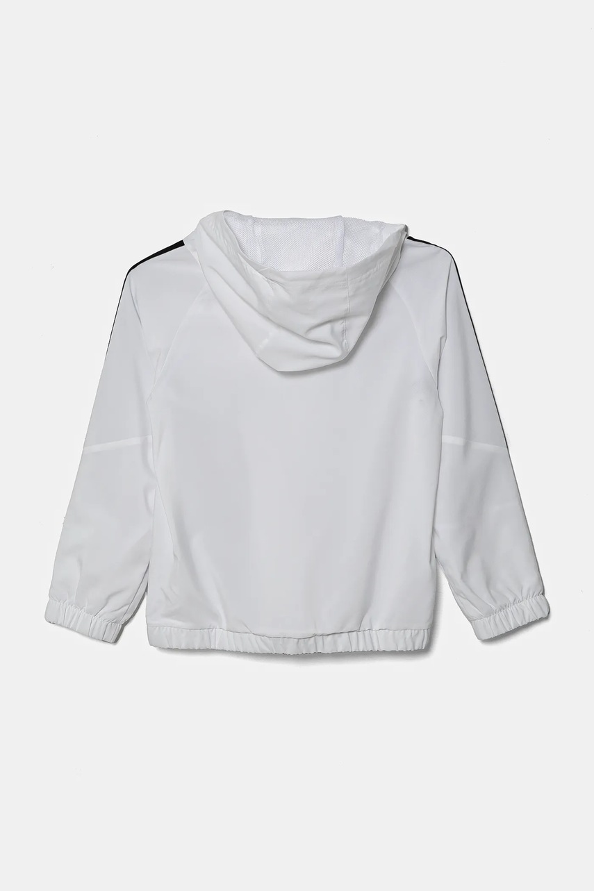 Детская кофта adidas Performance цвет белый с капюшоном узор IM8799 в Ровном Детская кофта adidas Performance цвет белый с капюшоном узор IM8799 в Ровном