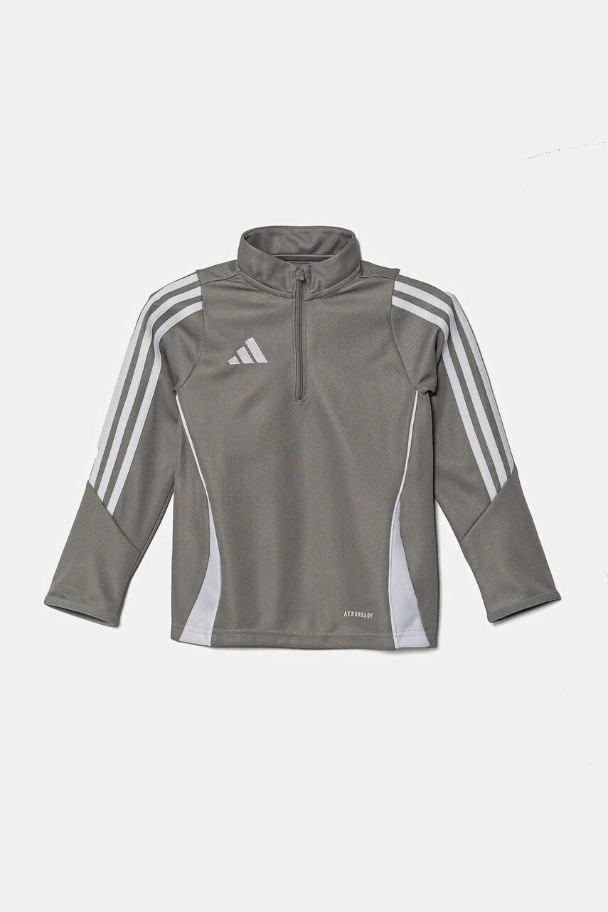 adidas Performance bluza pentru copii culoarea gri, cu imprimeu, IR9363