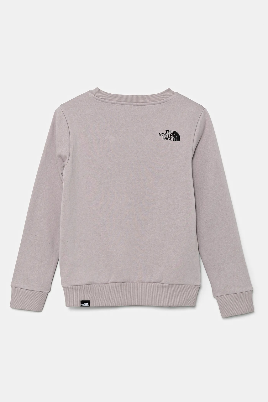 Детская кофта The North Face TEEN SIMPLE DOME CREW цвет серый с принтом NF0A8AXY1OA1 в Житомире Детская кофта The North Face TEEN SIMPLE DOME CREW цвет серый с принтом NF0A8AXY1OA1 в Житомире