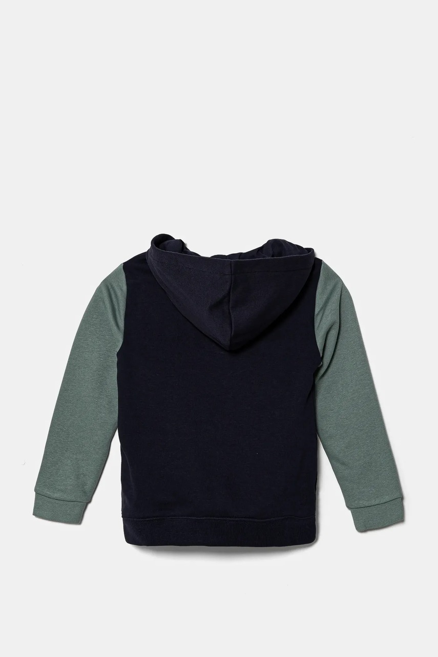 Детская кофта Puma SANDY ADVENTURES Hoodie Full-Zip TR цвет синий с капюшоном с принтом 685158